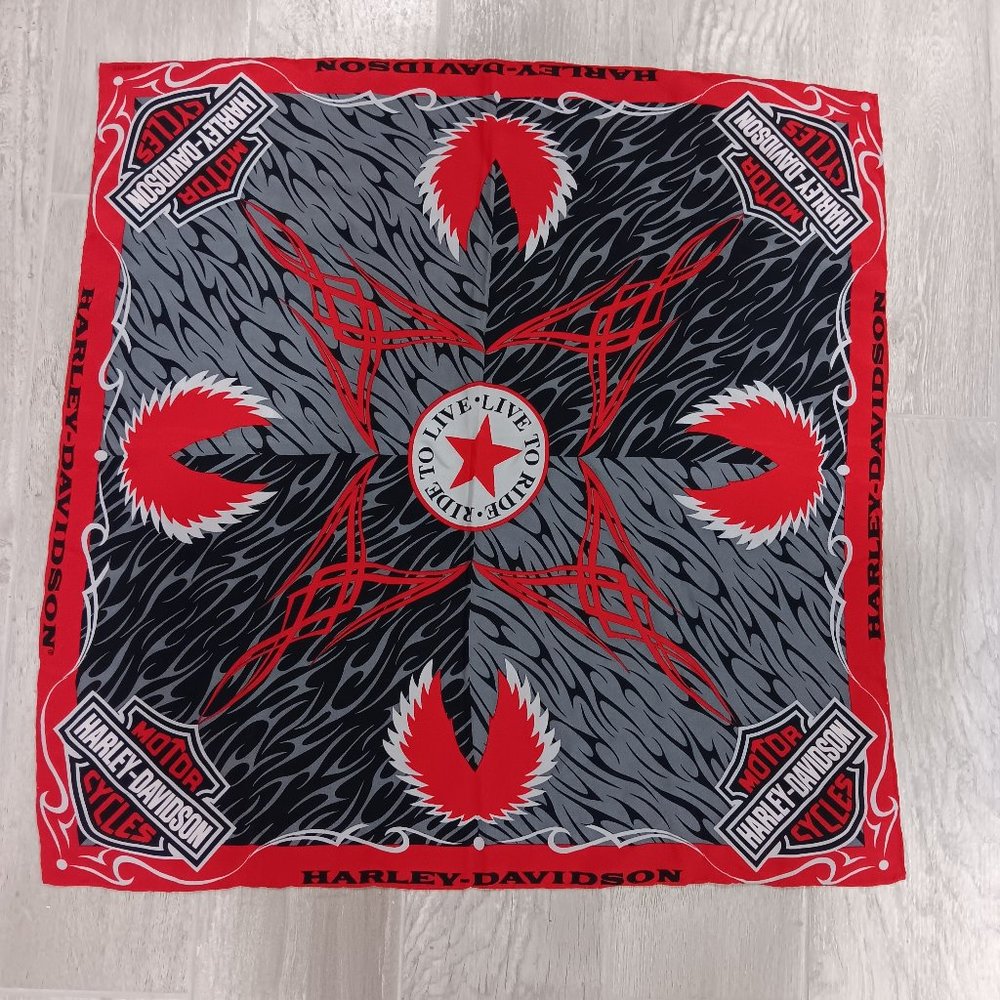Harley-Davidson Silk Scarf, NWOT